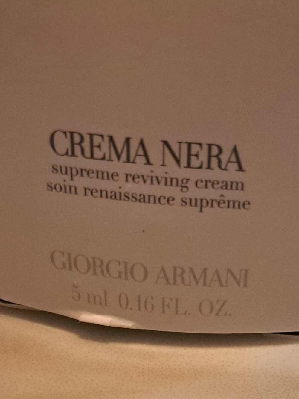 Giorgio Armani Crema Nera Supreme Reviving Cream